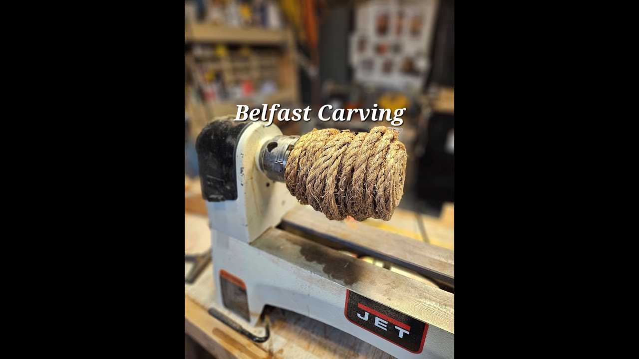 Wood Turning - Rope Epoxy Vase