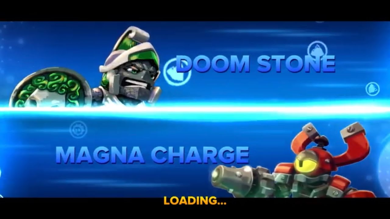 DOOM STONE VS. MAGNA CHARGE! Skylanders Swap Force Arena Battles