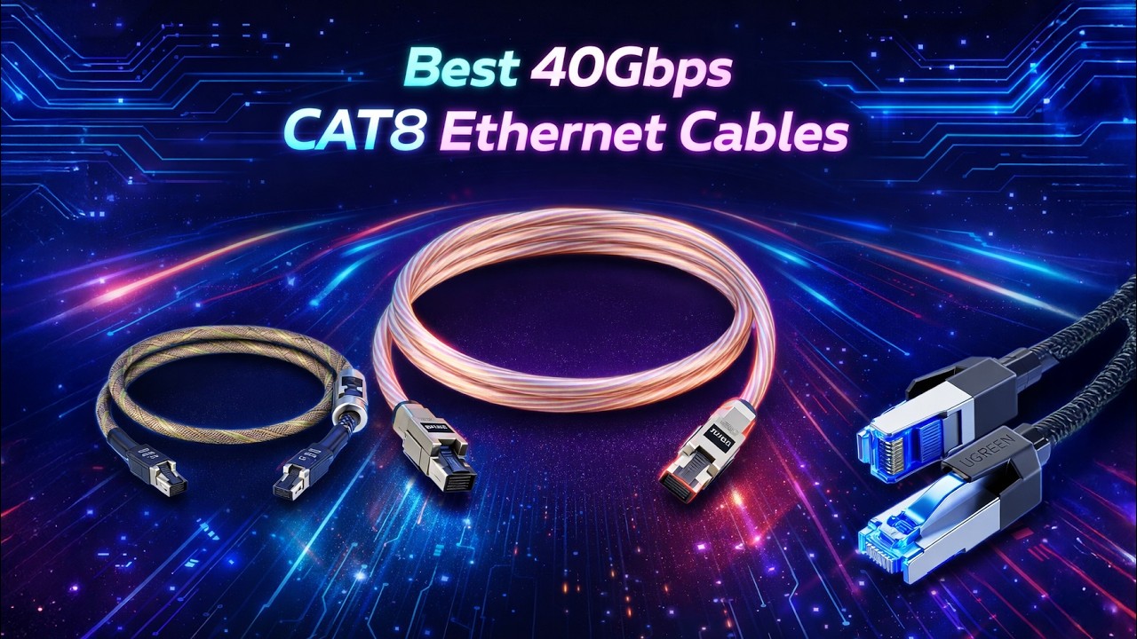 Лучшие кабели Ethernet CAT8 40 Гбит/с 🔥 Топ-5 высокоскоростных вариантов