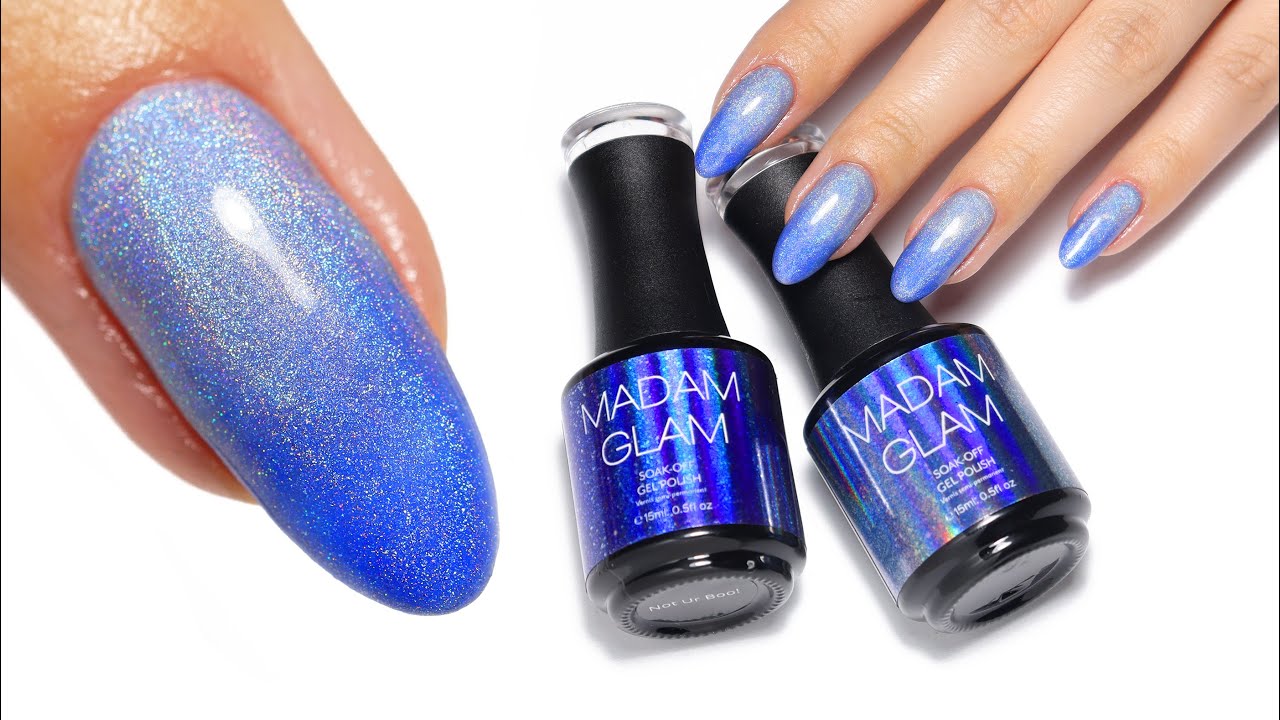Ombré Nails with NO EXTRA TOOLS! 🛠️💅 Madam Glam Pastel Holo Gels