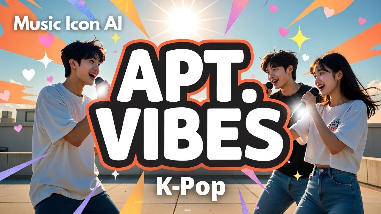 Bright K-pop synth pop-rap duet @ 105 BPM playful vocals trading cheeky rap lines & silky harmonies.