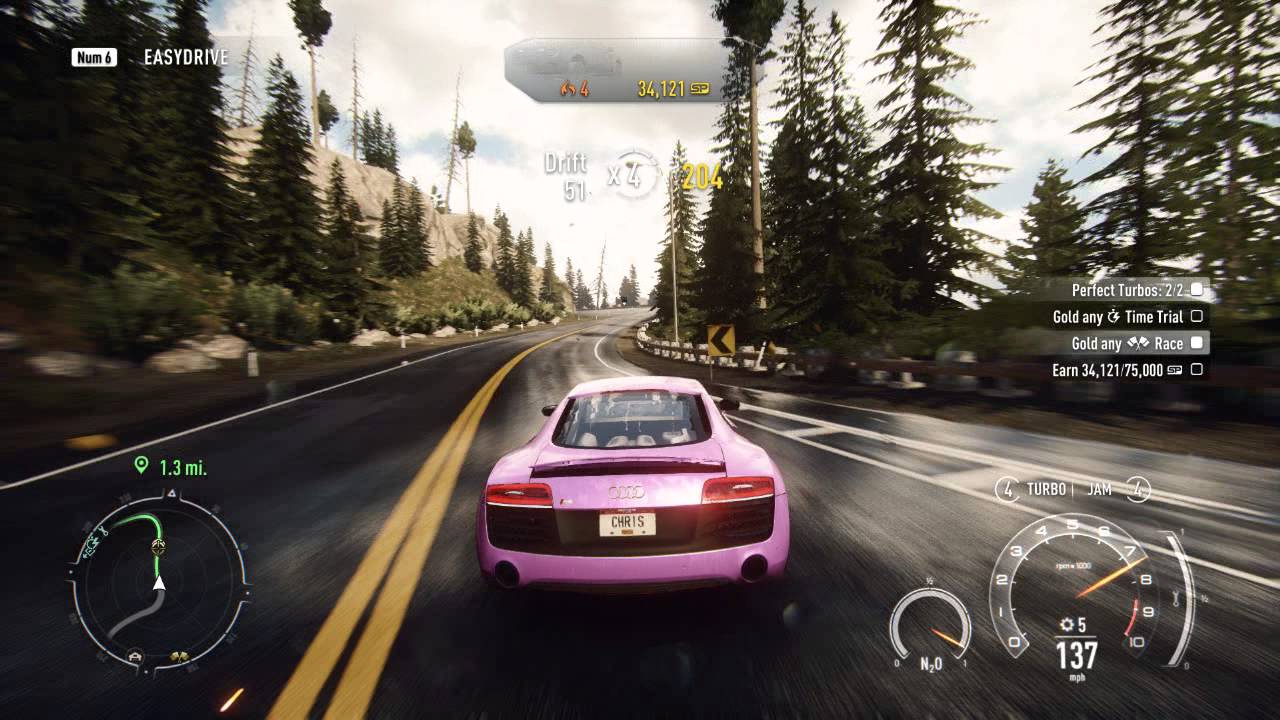Need For Speed: Rivals PC - Fully Upgraded Audi R8 V10 Coupe Gameplay - Chapter 4 part 2