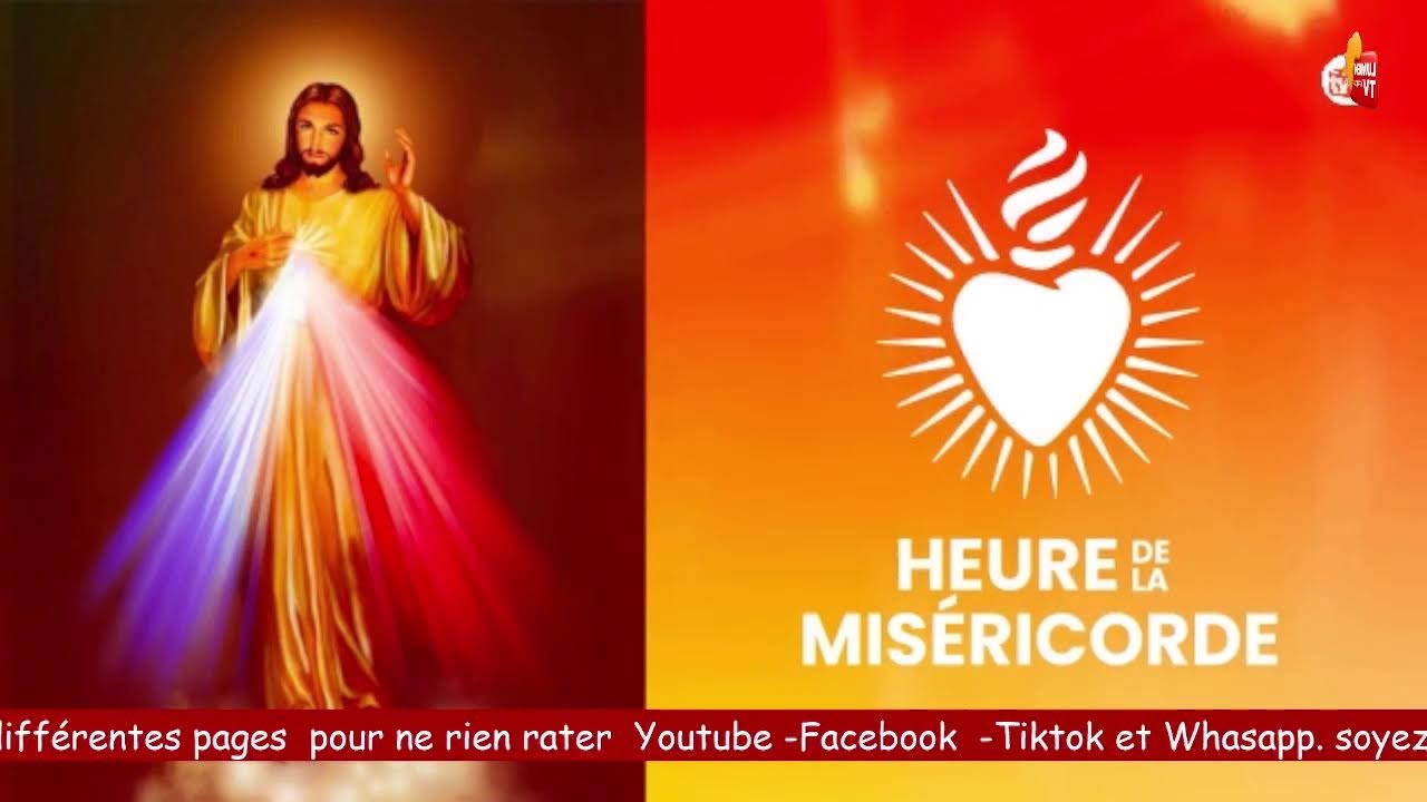 HEURE DE LA MISERICODE SUIVIE D'ENSEIGNEMENT DU LUNDI 09 MARS 2026