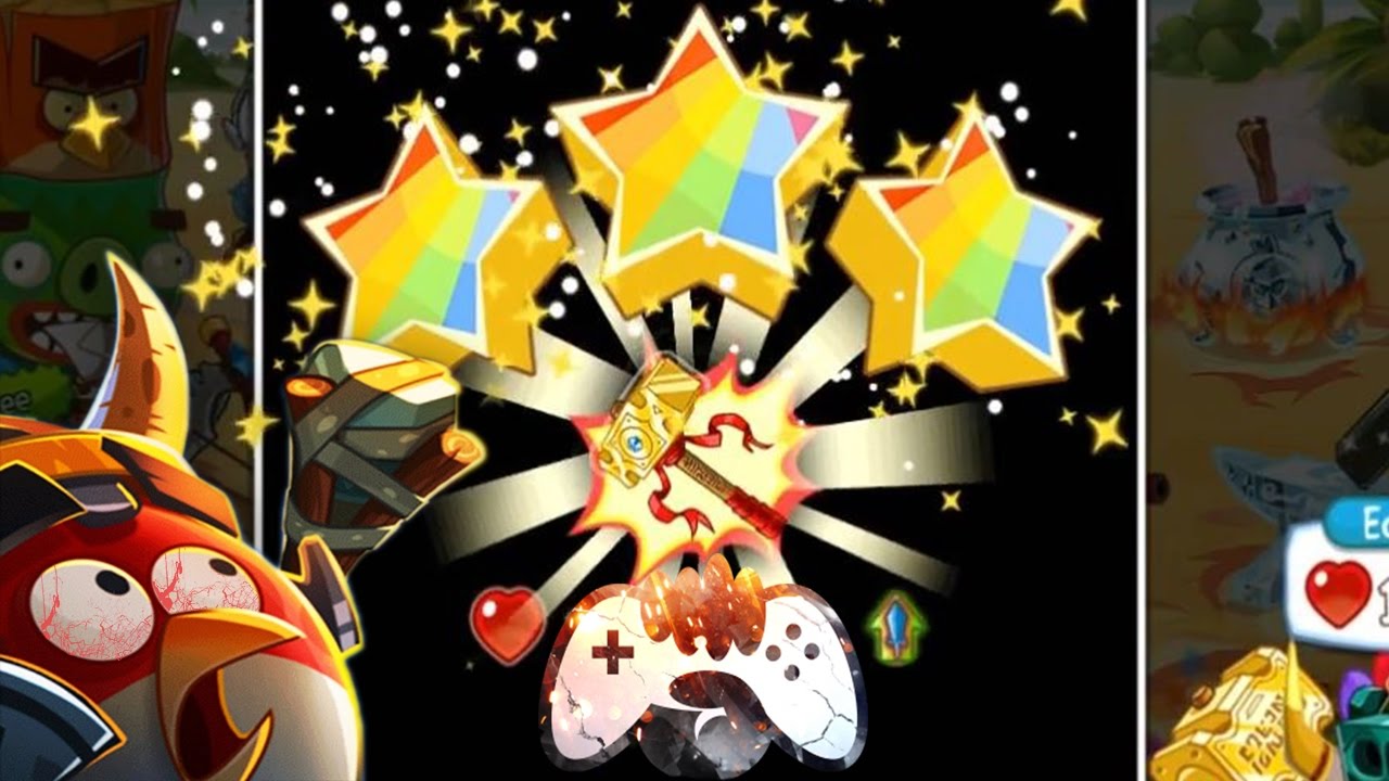 Angry Birds Epic Rainbow Riot 3x