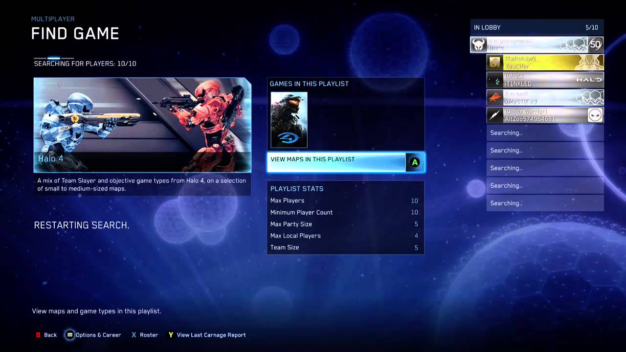 Halo 4: N0CS,ZeuCifer Vs ISushi,INinjaSky,Backpack SO fat,OsamaSpinLaden,iDIRANY