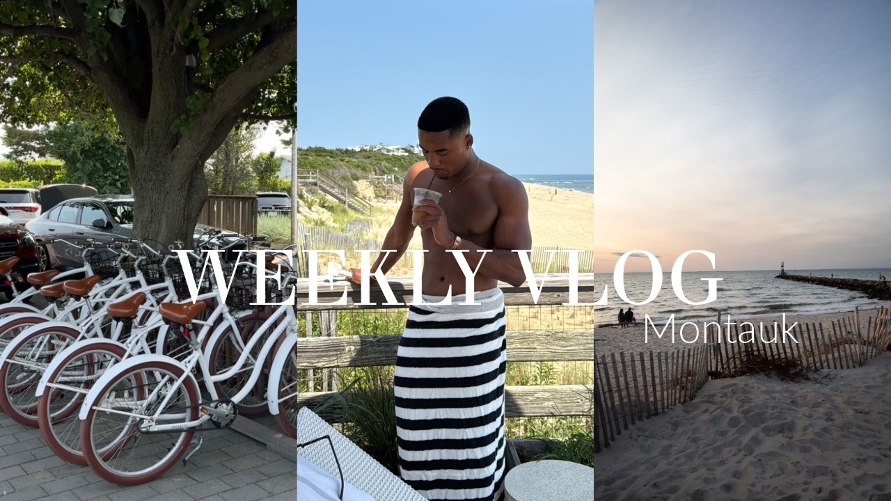 Weekly Vlog | Night routine | Montauk trip and Surfing for the first time!