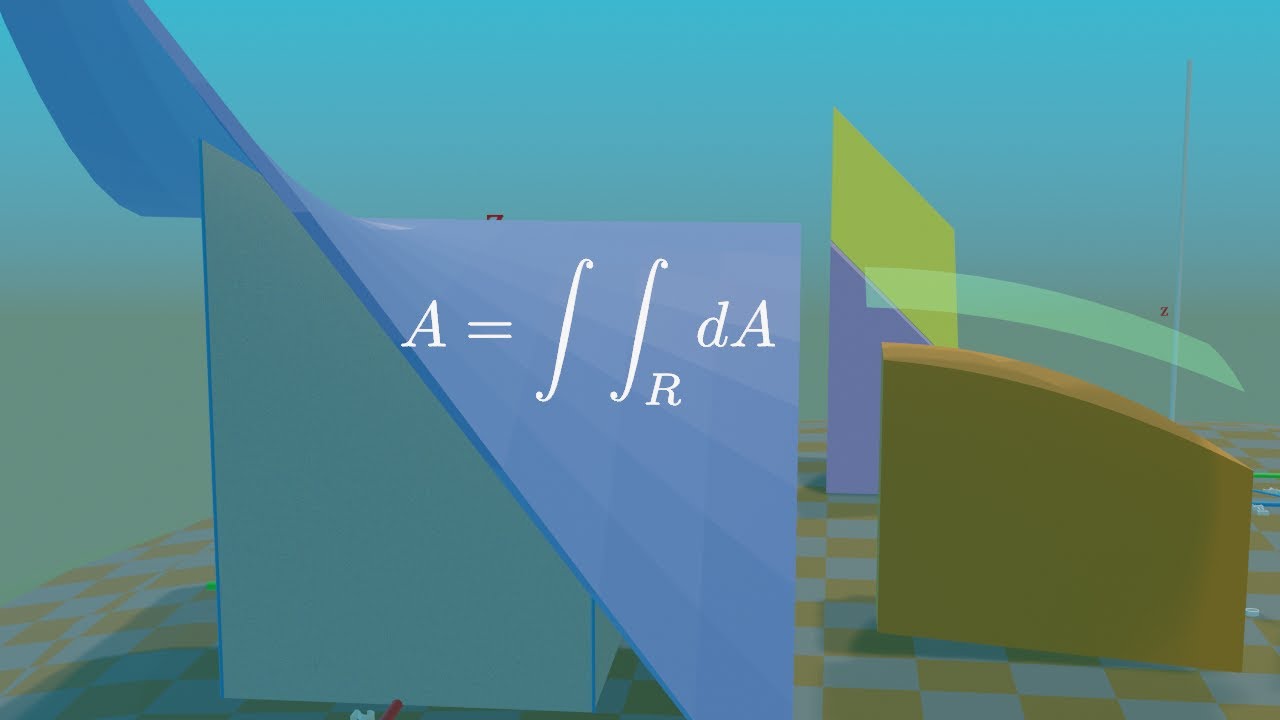 Understand Double Integral in 4K, (Fubini's theorem, Area And Volume)