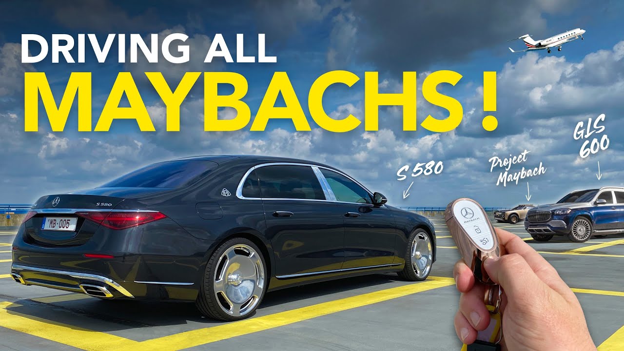 Вождение ВСЕХ моделей Mercedes Maybach + шоу-кар Project MAYBACH!