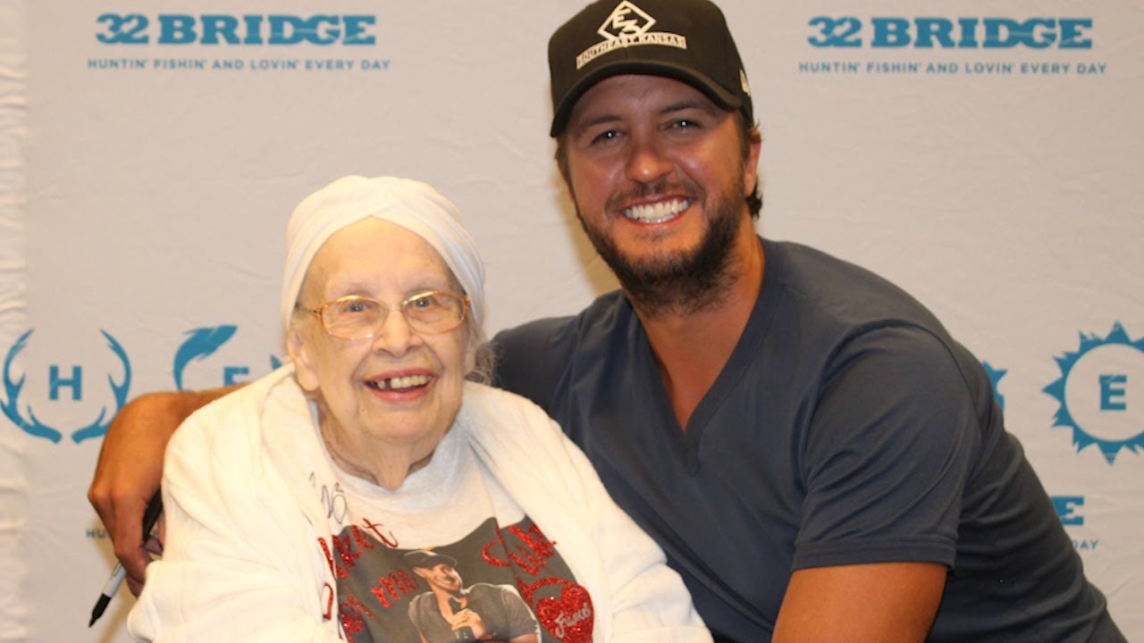 88-Year-Old Fan With Terminal Illness Gets To Grab Luke Bryan's Butt