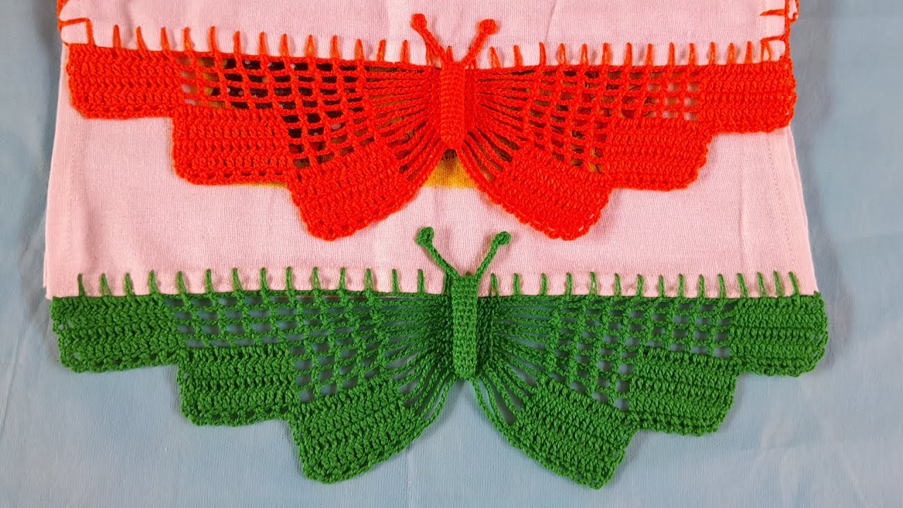 BICO DE BORBOLETA 🦋 DE CROCHÊ PASSO A PASSO (FÁCIL DE FAZER )