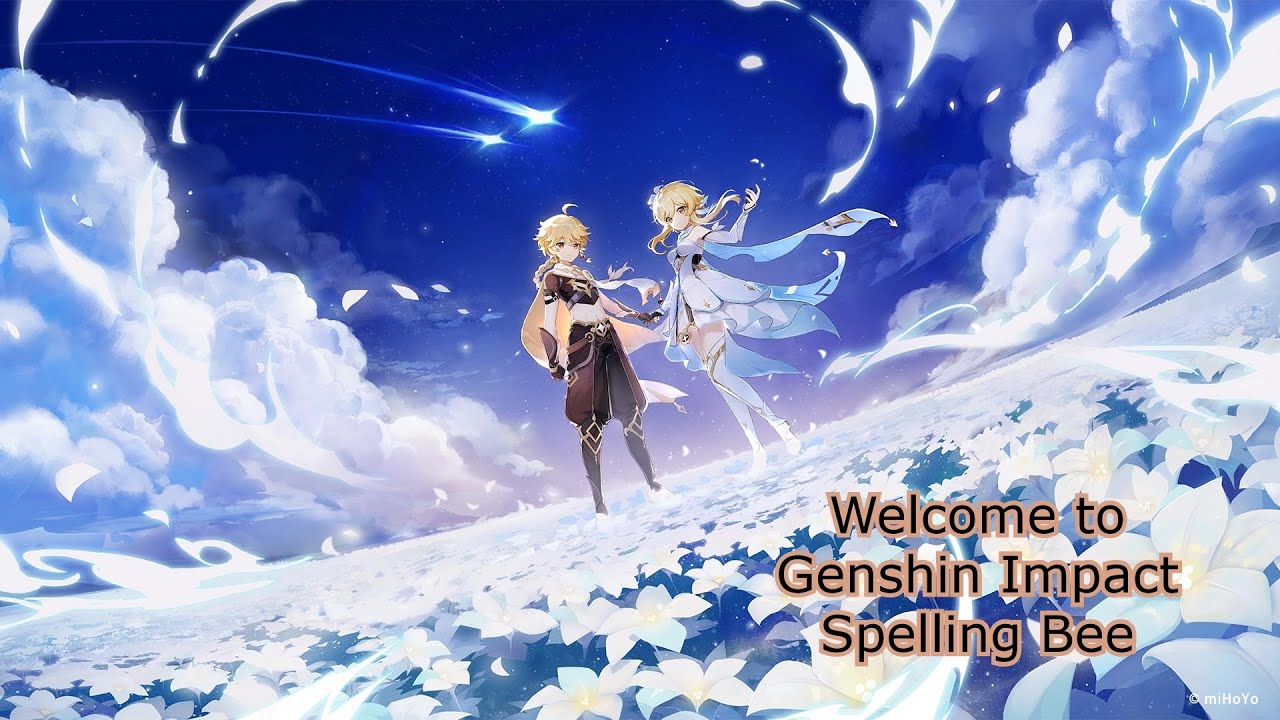 Genshin Impact Spelling Bee