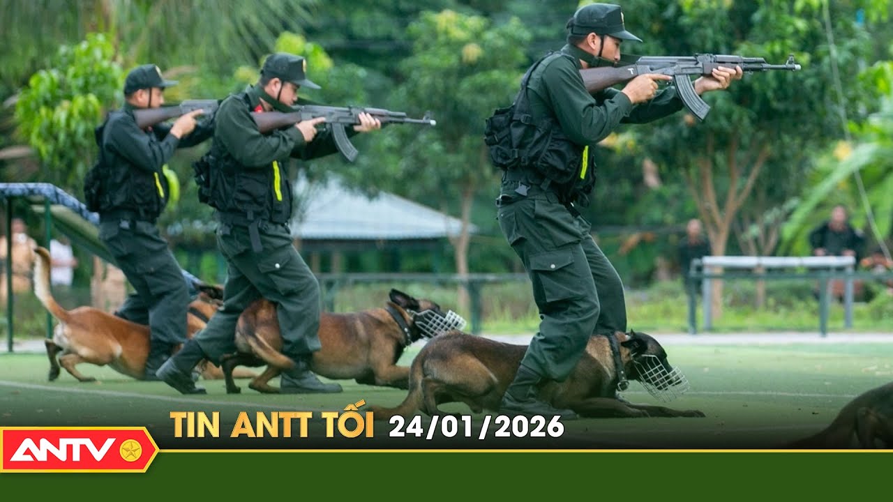 Tin tức an ninh trật tự nóng, thời sự Việt Nam mới nhất 24h tối ngày 24/1 | ANTV