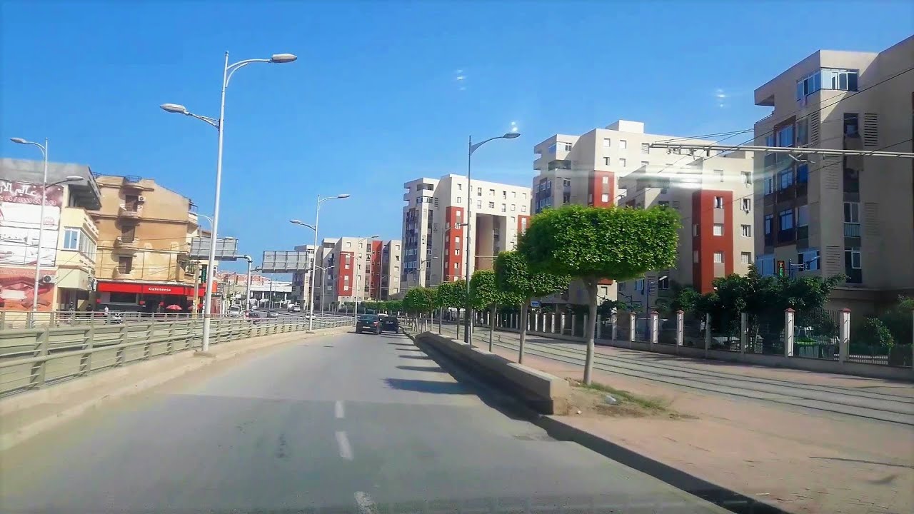 ;جولة عبر مسار خط الطراموى الى نهايته في درقانة BORDJ EL KIFFAN TO DERGANA ALONG THE TRAMWAY