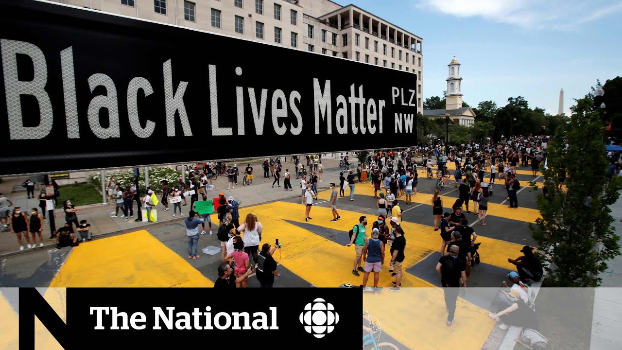 Street leading to White House renamed to Black Lives Matter Plaza