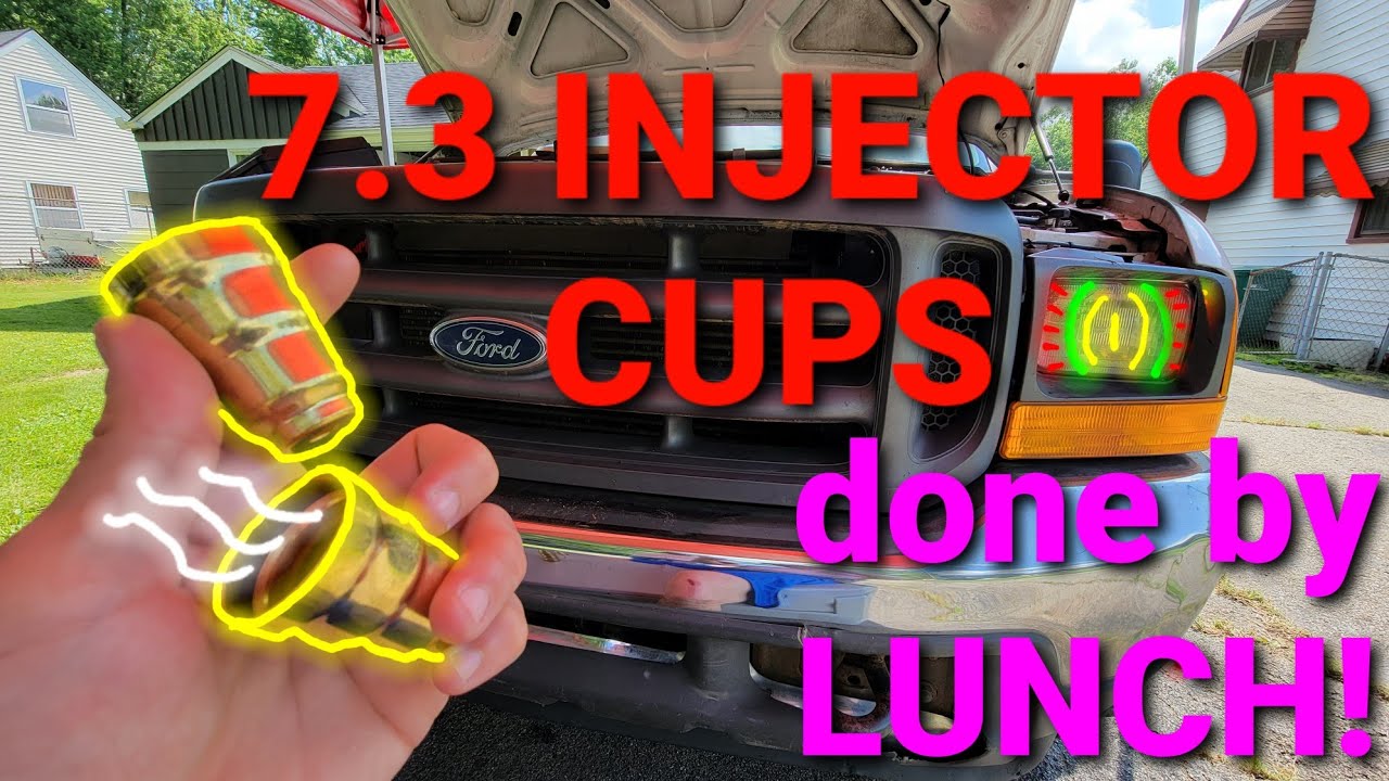 7.3 Ford DIESEL Injector CUPS | Riff Raff DIESEL Tool | HOW TO - WATCH & LEARN