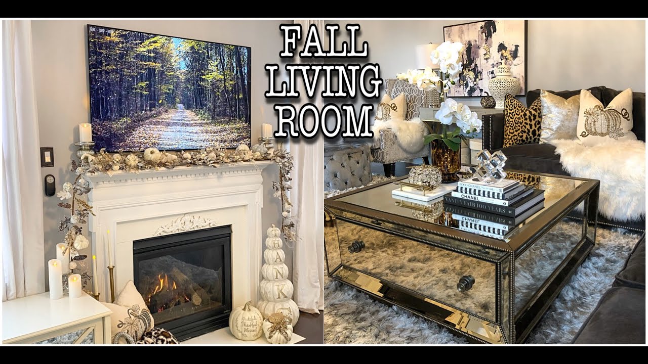 FALL LIVING ROOM TOUR | LG OLED Gallery Design TV