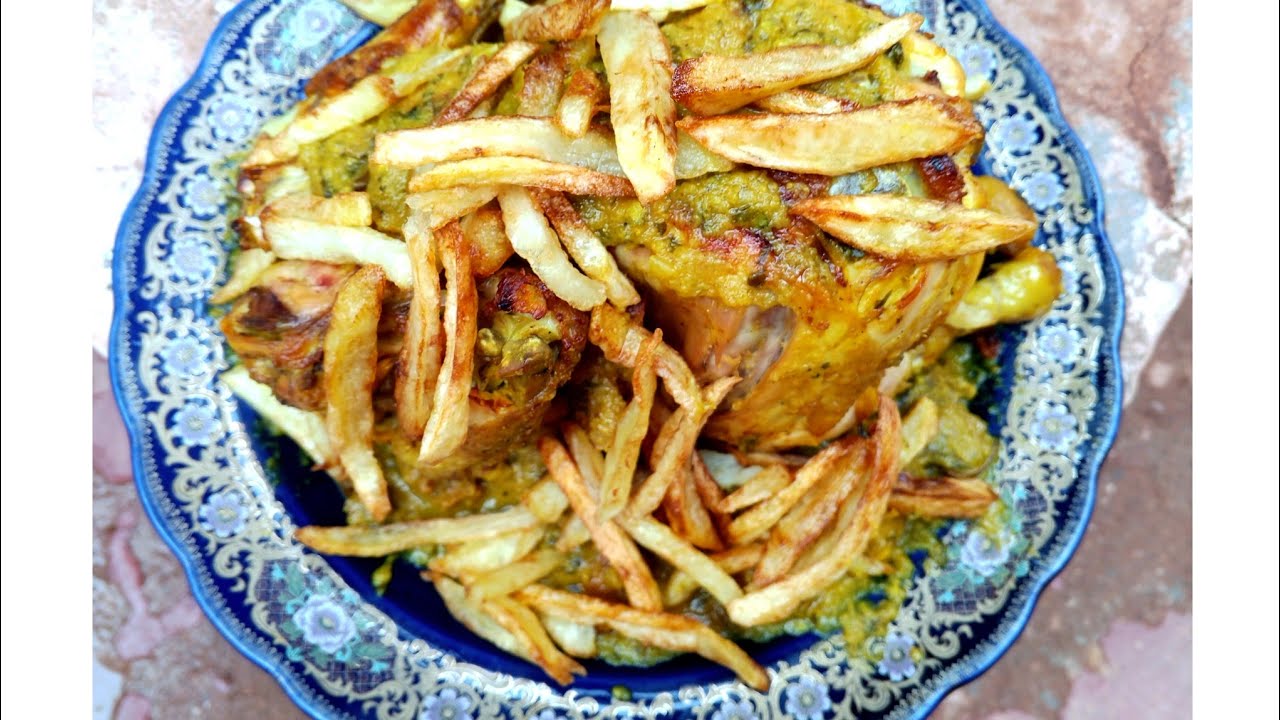 دجاج محمر في الفرن 