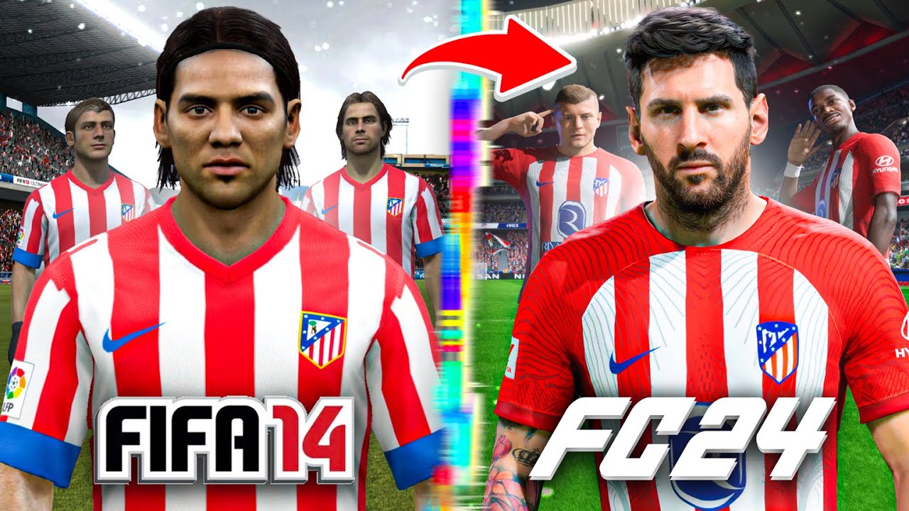 I Rebuild Atletico From FIFA 14 to FC 24!