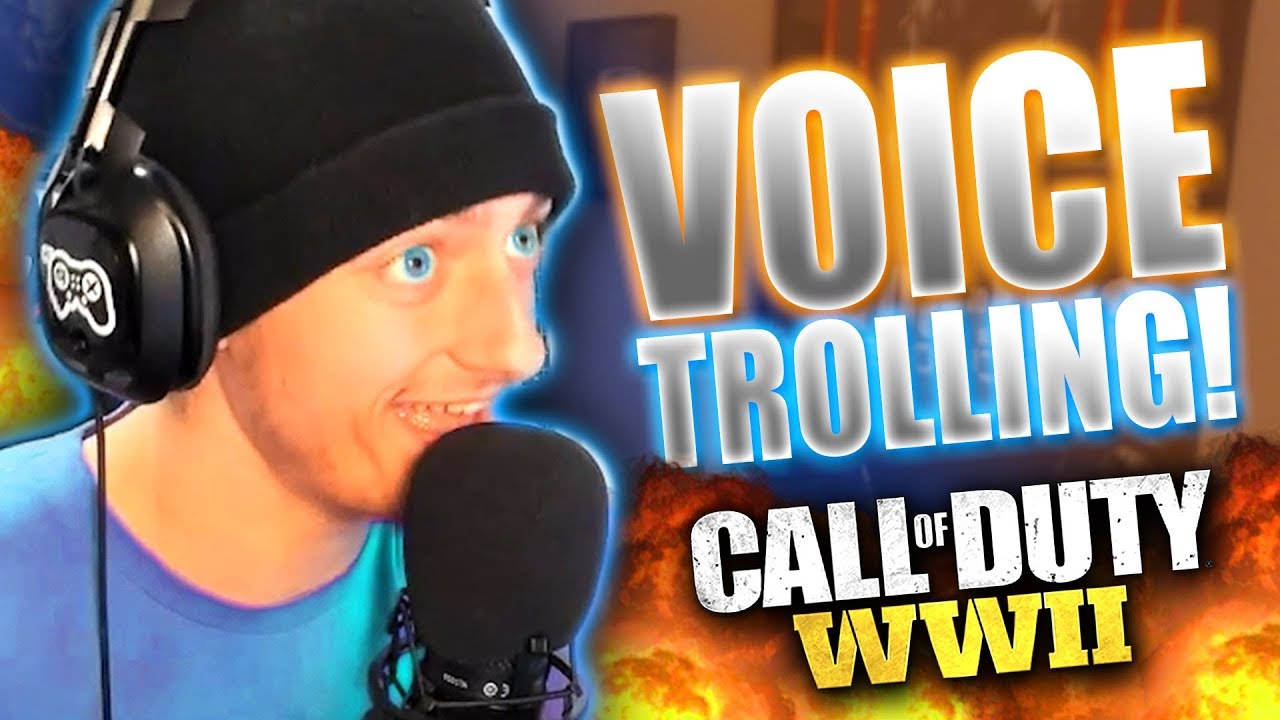 VOICE CHANGER vs WHEEZING OLD MAN on WW2! *Funny Reactions*