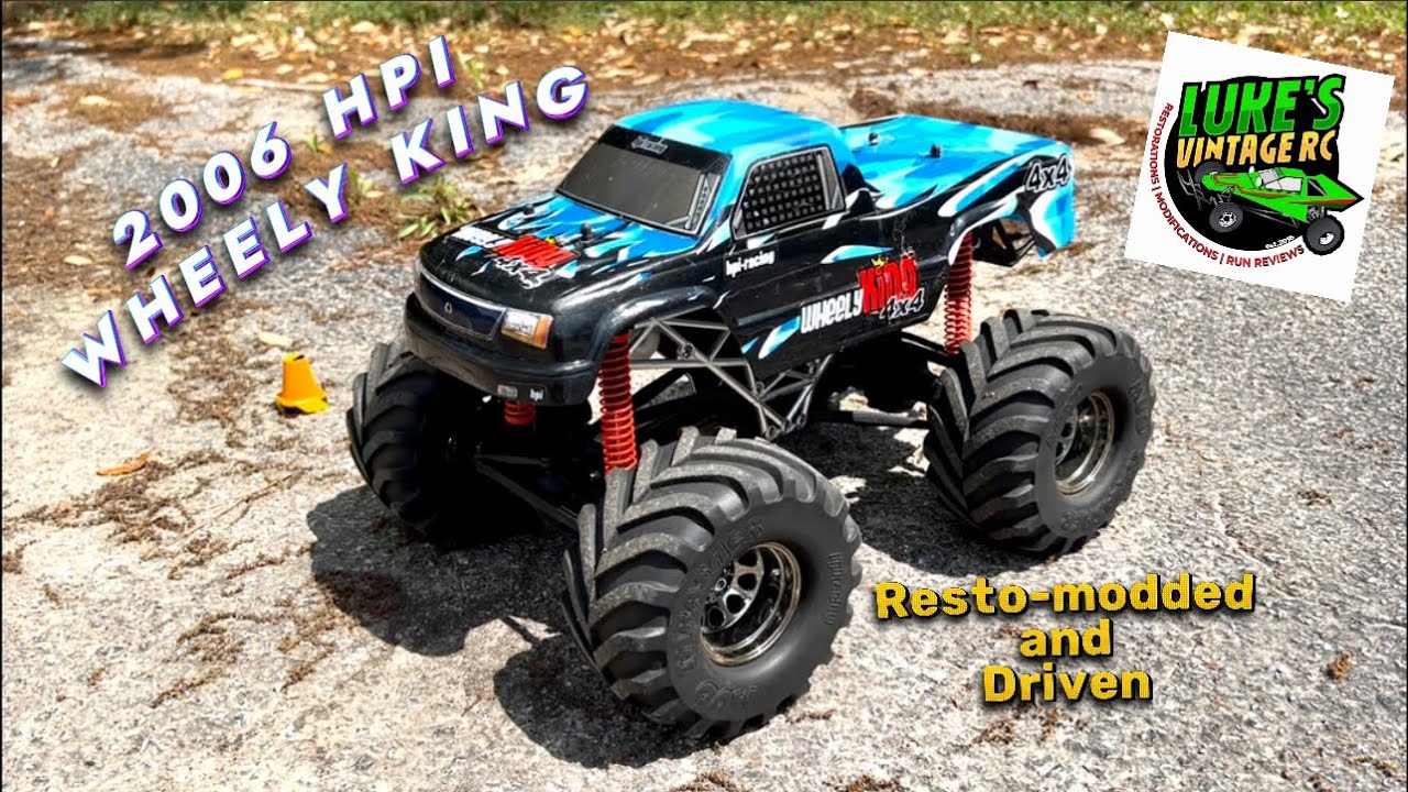 2006 HPI WHEELY KING 4X4 RESTO AND RUN