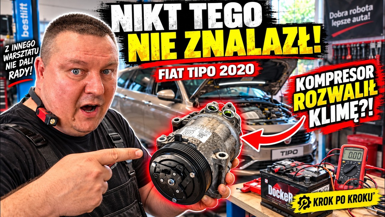 &bdquo;KOMPRESOR DO WYMIANY&rdquo; &mdash; BZDURA! FIAT TIPO NAPRAWIONY ZA UŁAMEK CENY