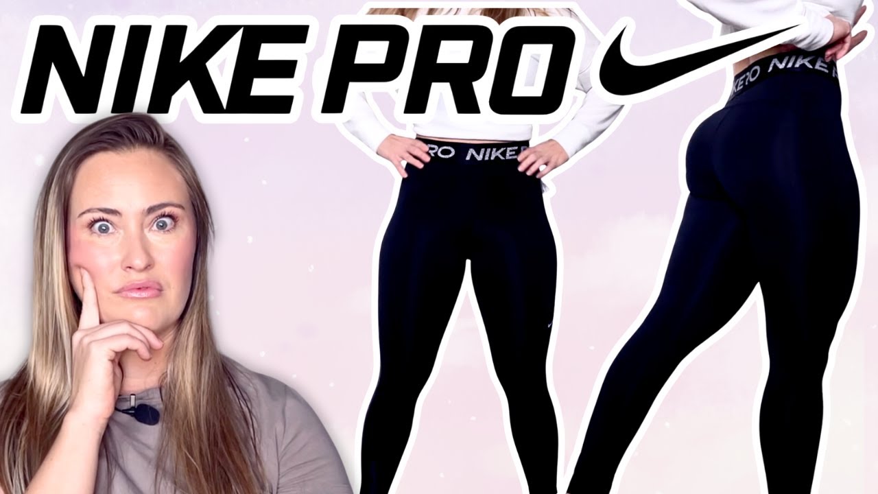 NIKE СТОИТ ТАКОЙ АКЦИИ? Женские леггинсы NIKE PRO 7/8 со средней посадкой. Примерка. Обзор.
