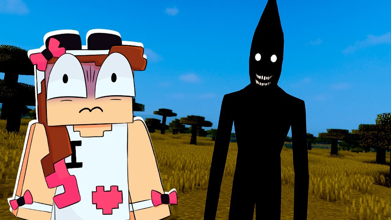 Eu tenho uma amiga assustadora no Minecraft 👀