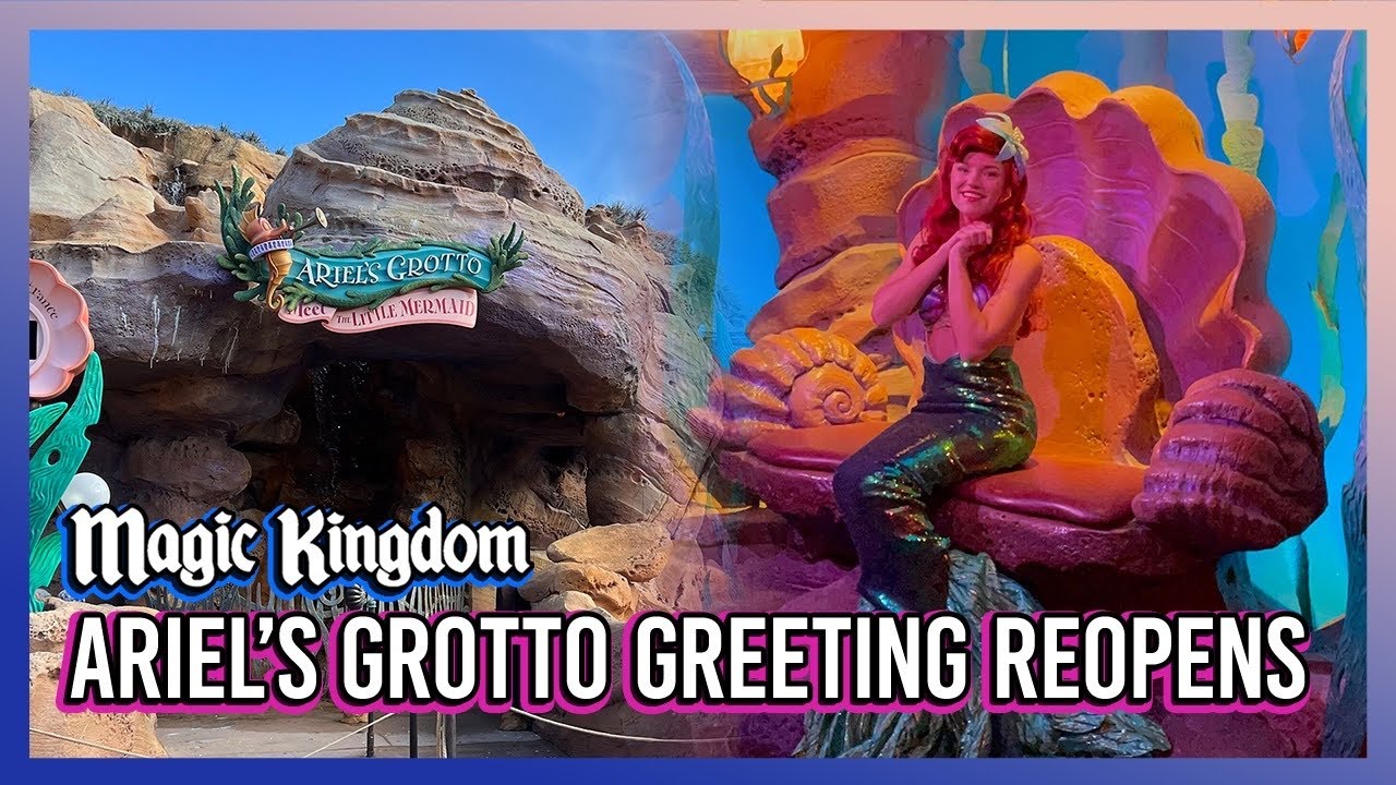 Ariel’s Grotto Greeting Reopens After 3 Years - Magic Kingdom
