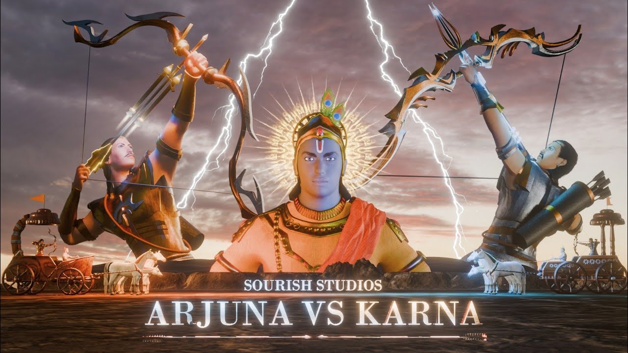 Arjuna Vs Karna - Last Battle | Indian Animated Series