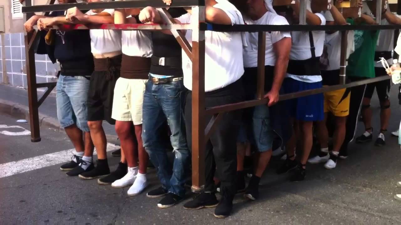 Ensayo Costaleros de Nuestra Señora del Carmen de La Isleta