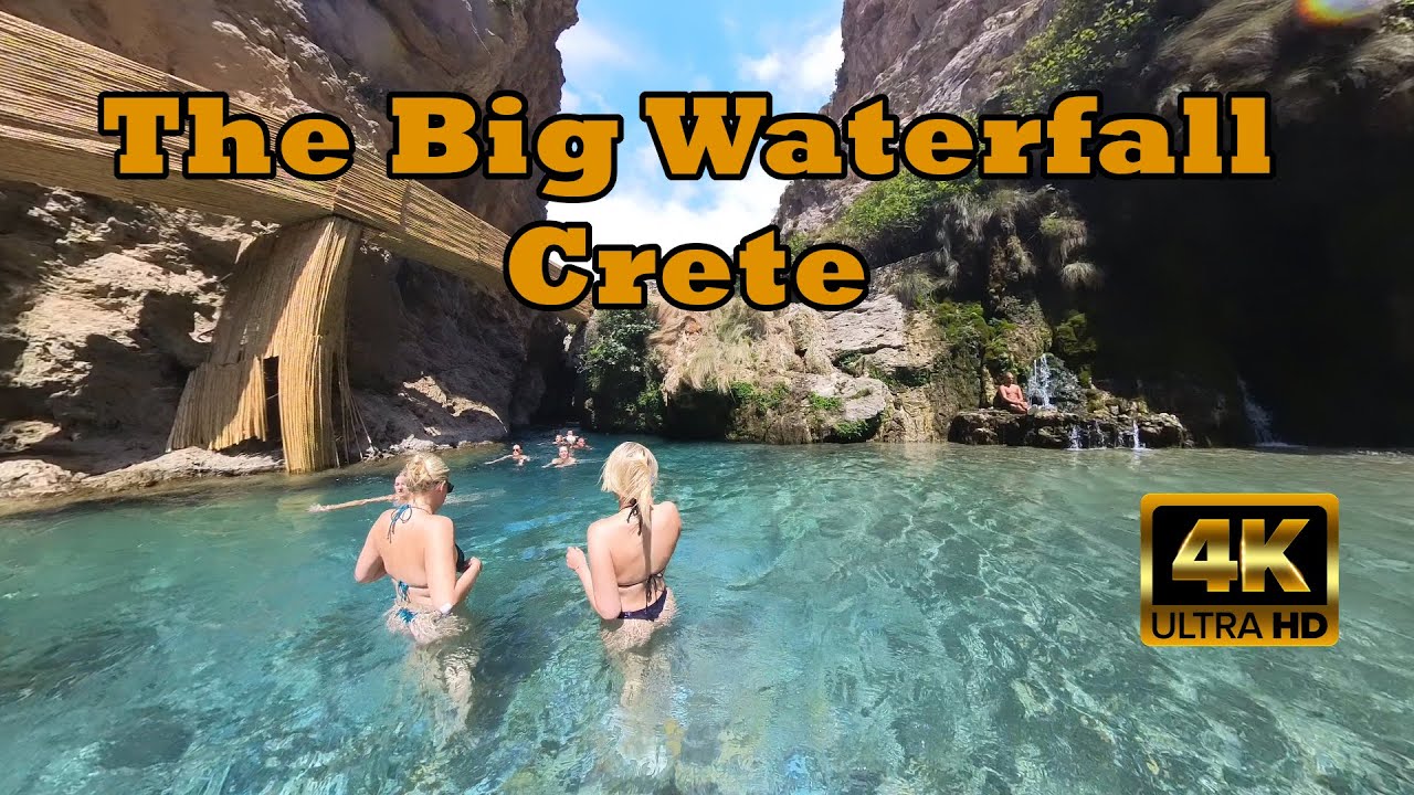 Crete's Most Spectacular Natural Wonder: The Big Waterfall Gorge in 4K