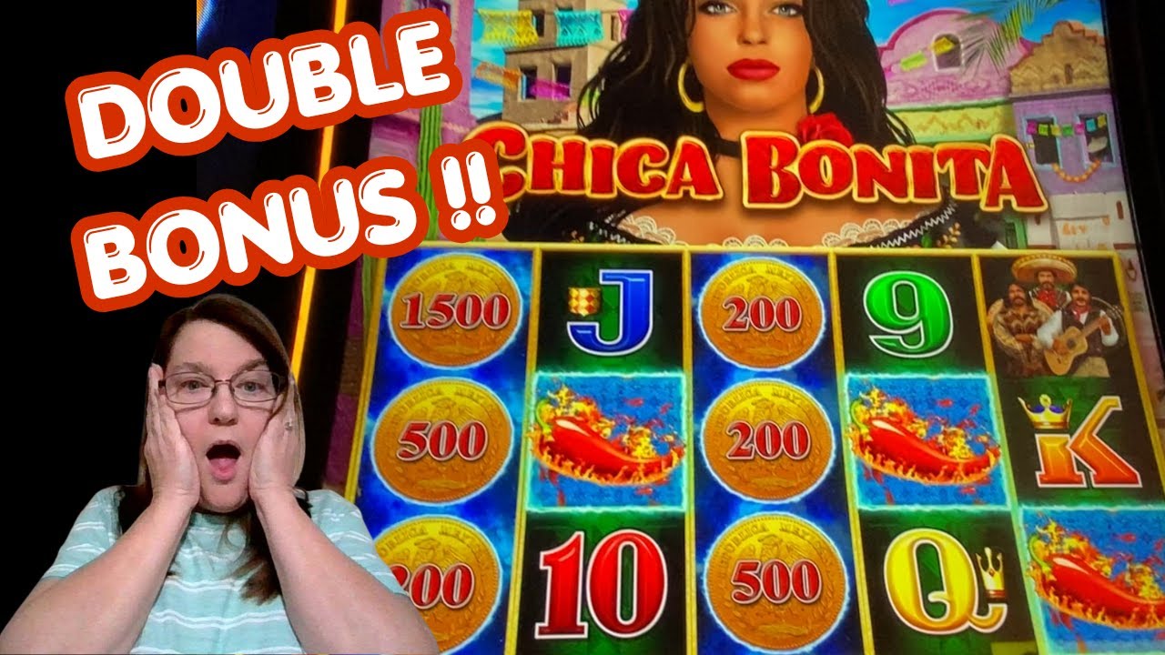 RARE Double Bonus Trigger on Lightning Dollar Link Chica Bonita Slot Machine!