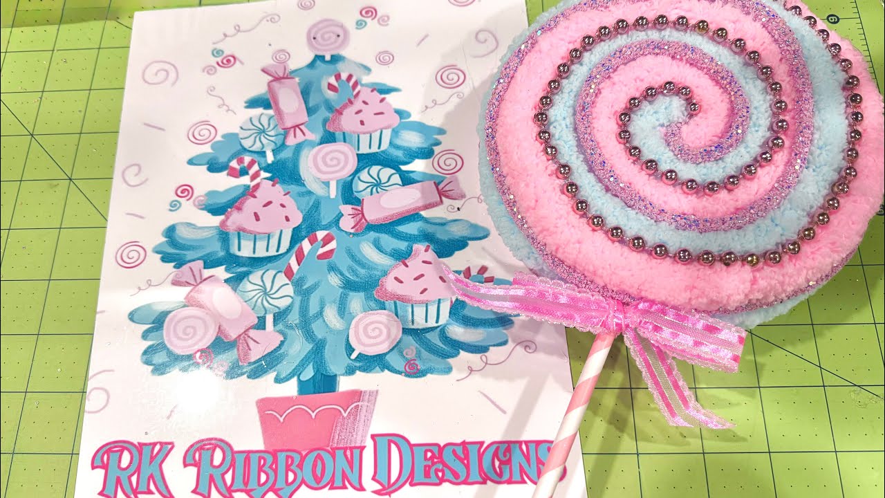 How I make my fancy yarn lollipops
