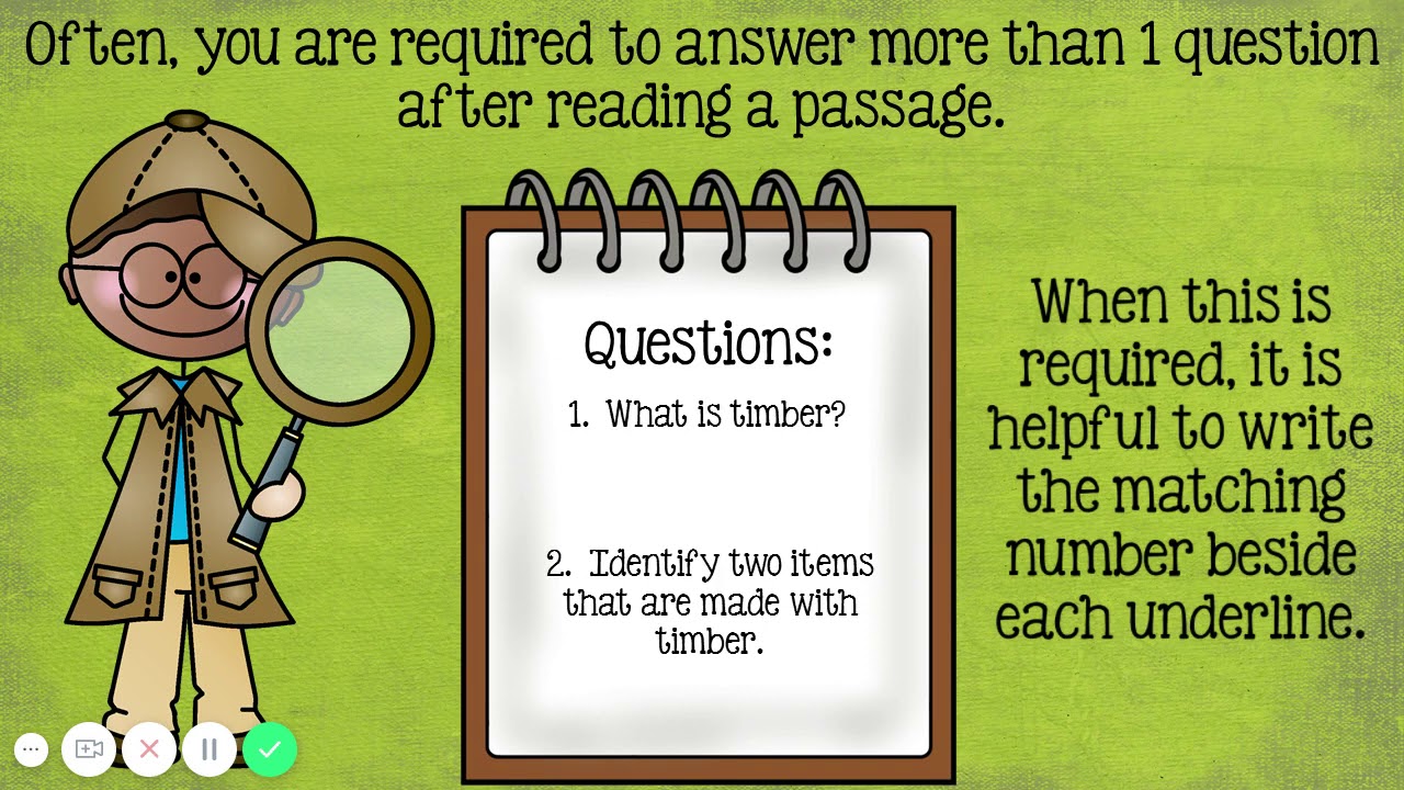 How to find text evidence