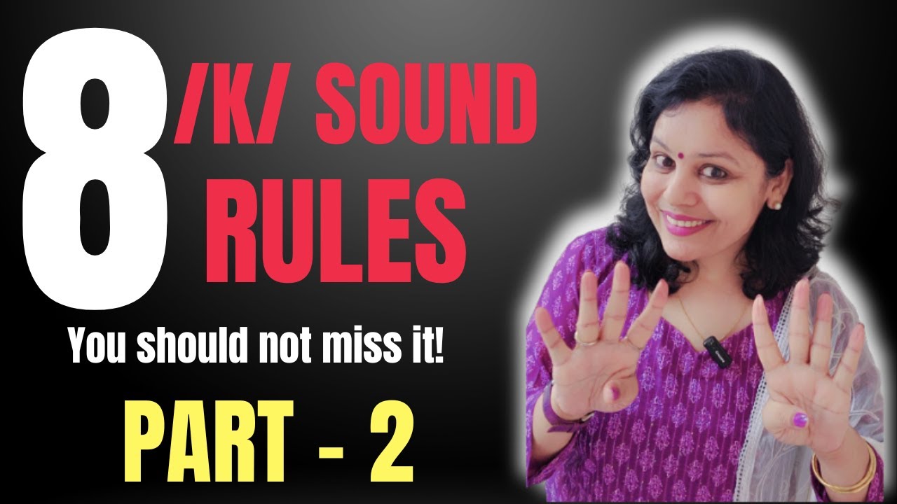 k sound spelling rule  PART 2| How to Spell Words with the K Sound