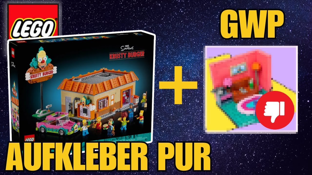 SIMPSONS: Krusty Burger mit Stickerseuche + schlechteste GWP