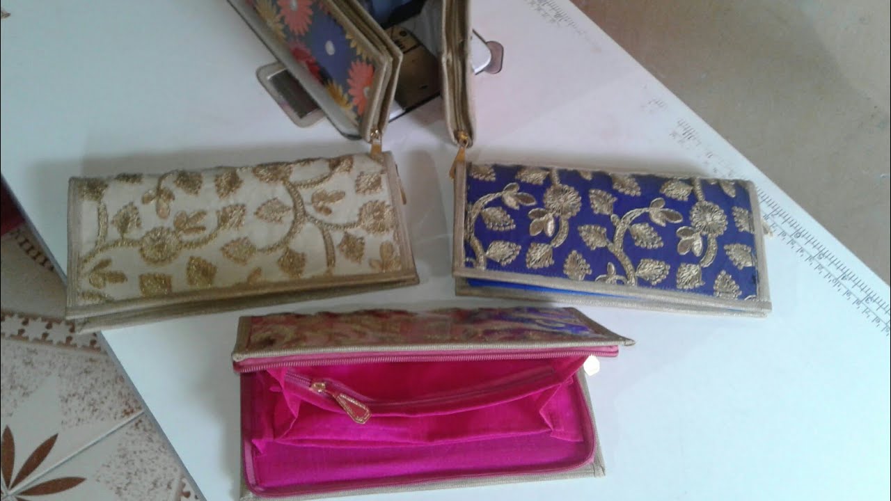 HOW TO MAKE CLUTCH BAG AT HOME