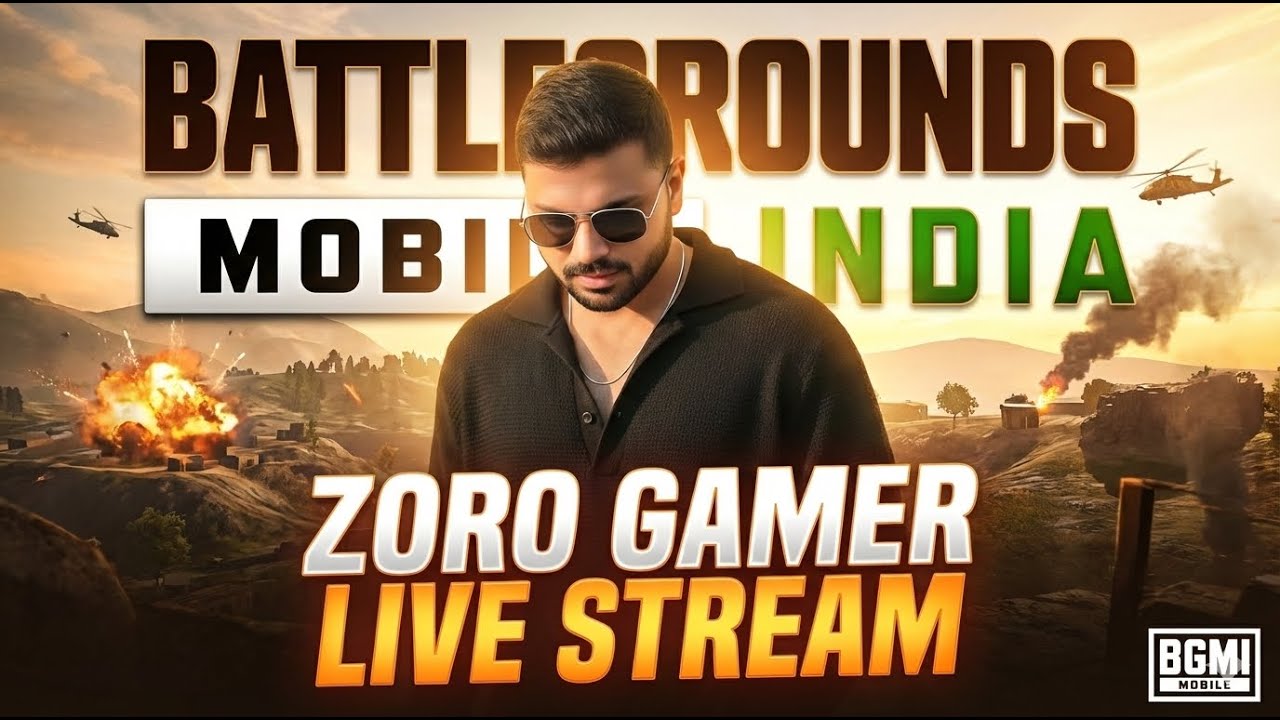 Zoro Gamer Live 🔴 Intense BGMI Clutches & Conqueror Push | Full Action Gameplay