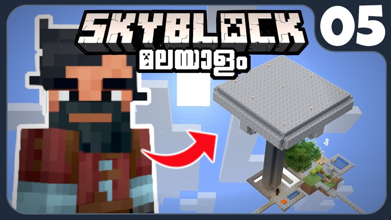 MY REAL MOB FARM IN SKYBLOCK SURVIVAL!