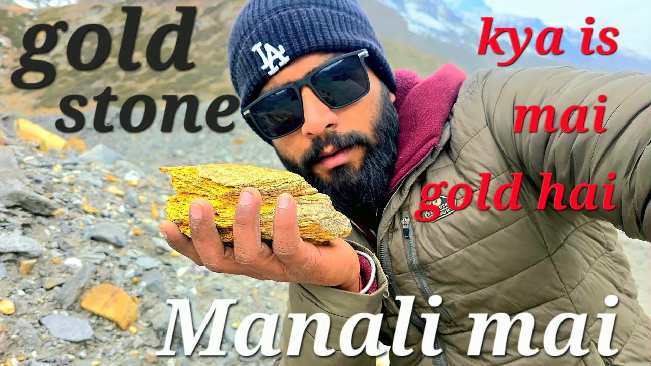 Gold stone Manali mai mila  #delhi #vlog #manali #gold 