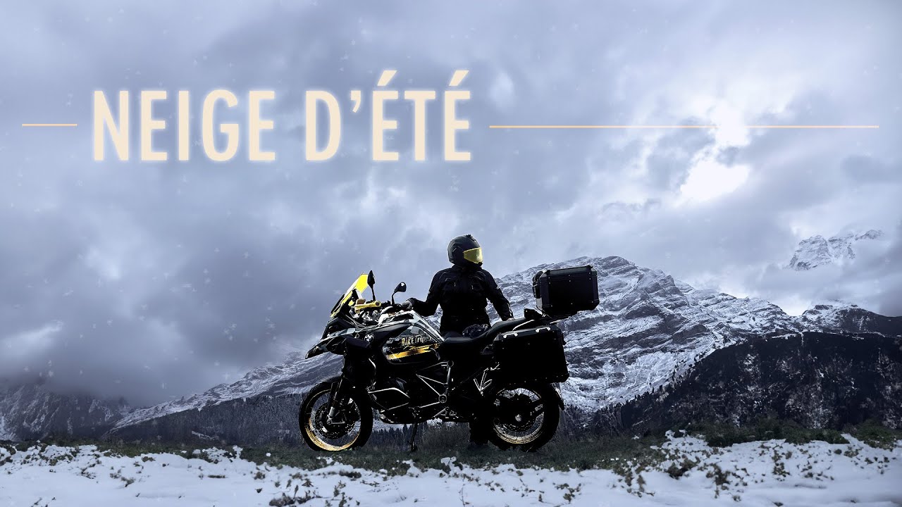 NEIGE D'ÉTÉ - ROADTRIP GLACIAL de 450 KM / 10h30  -  Moto à Travers les Alpes Suisses et Françaises.
