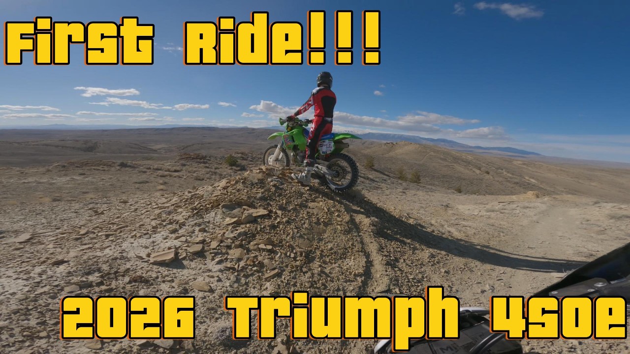 Riding New 2026 Triumph 450e in February!!!