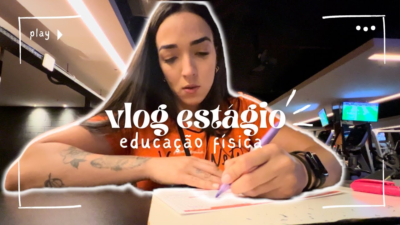 VLOG ESTÁGIO | estágio academia & treino de costas