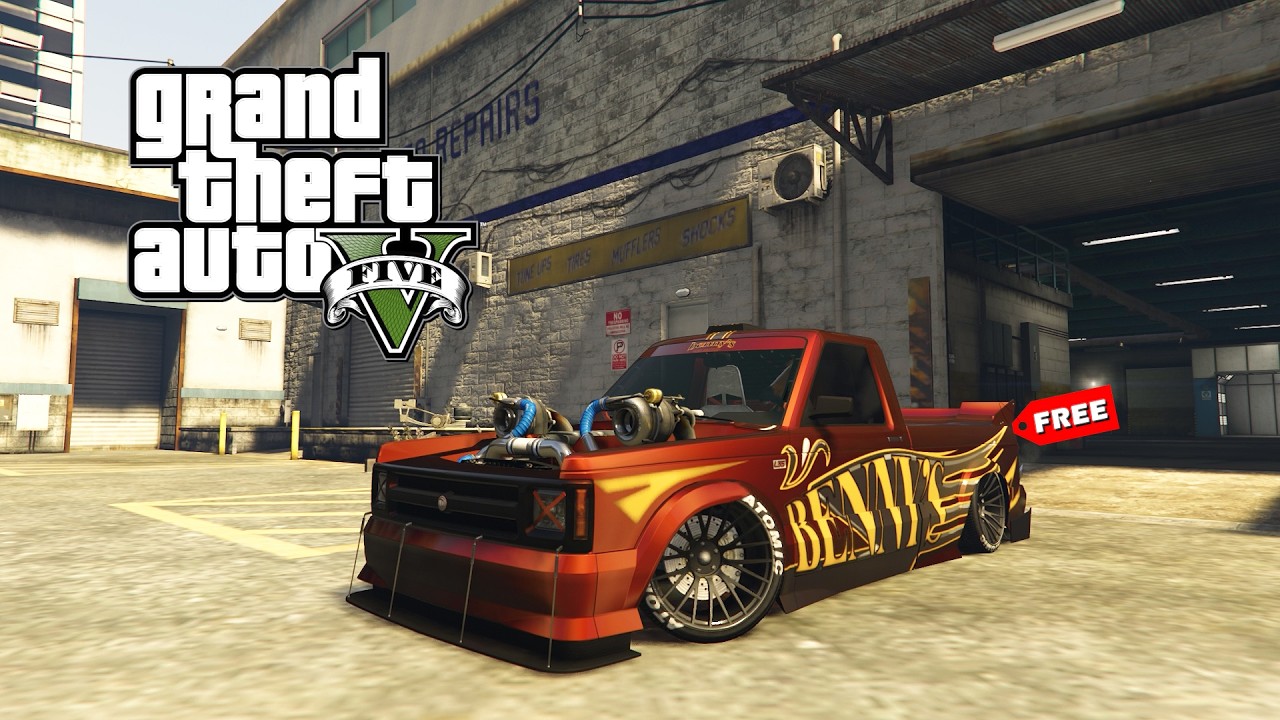 GTA 5 FREE Declasse Drift Walton L35 Customization 🔥 (Custom Chevy S10 Build)