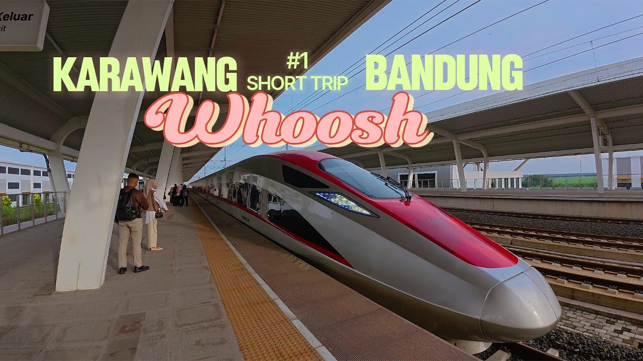 Karawang - Bandung naik WHOOSH !!! Edisi Short Trip Part 1, stasiun whoosh Karawang, kereta cepat