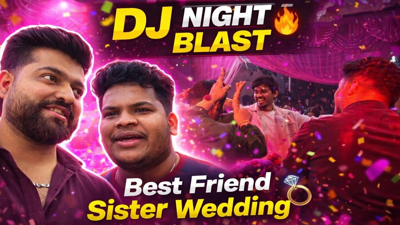 Wedding DJ Night Masti 🕺💃 | Full Fun & Marriage Preparation | Wedding Vlog #WeddingVlog #djnight 