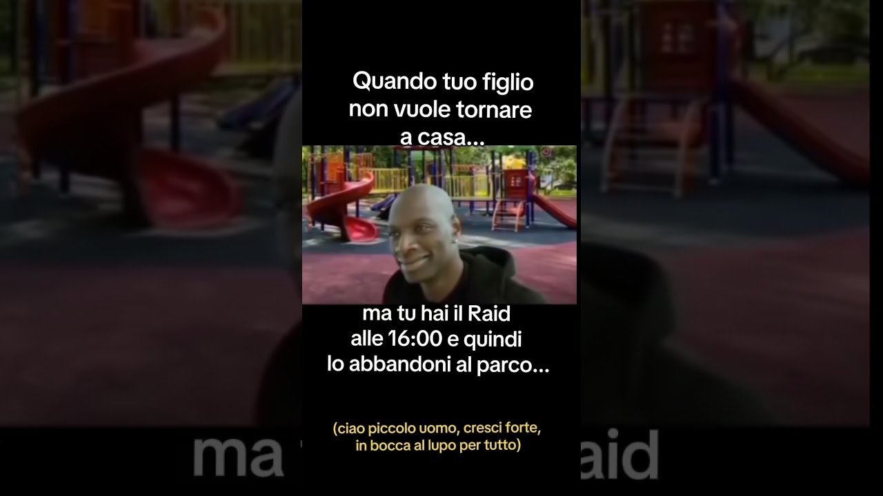 A chi &egrave; capitato?? I Raid sono Raid! Un giorno il bambino capir&agrave;. #funny #meme #gaming
