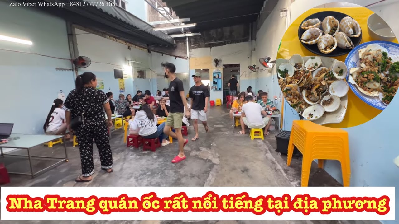 NHA TRANG quán ốc này rất nổi tiếng với dân địa phương..!