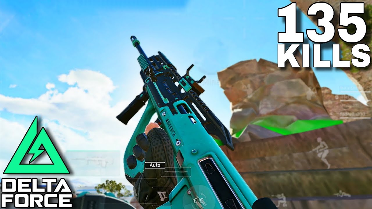 🔥DELTA FORCE MOBILE 135 KILLS AUG VU GAMEPLAY