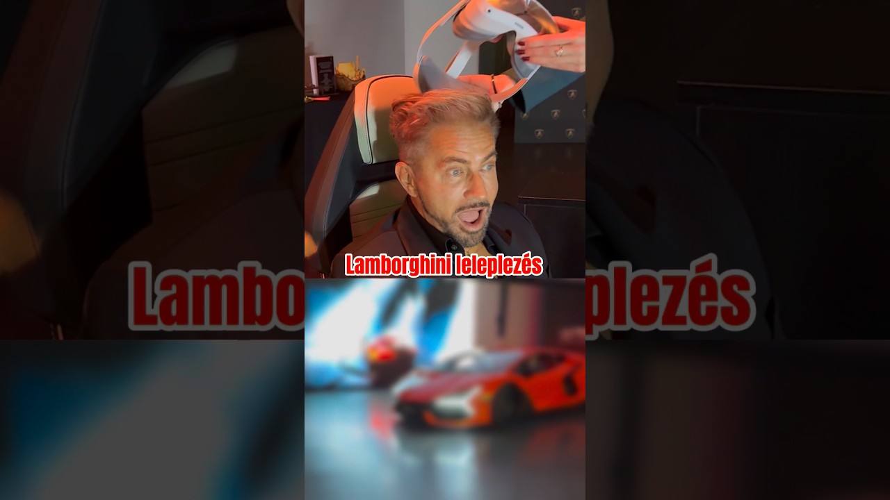 Most megcsaltam a Ferrarit? 😅Lamborghini leleplez&eacute;sen az olasz gy&aacute;rban. 🇮🇹
